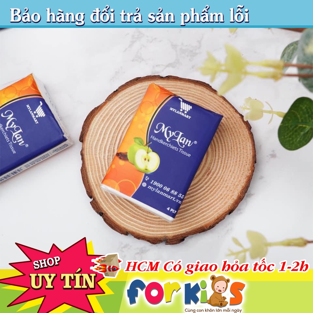 Sét 15 gói, Giấy bỏ túi 4 lớp cao cấp Mylan