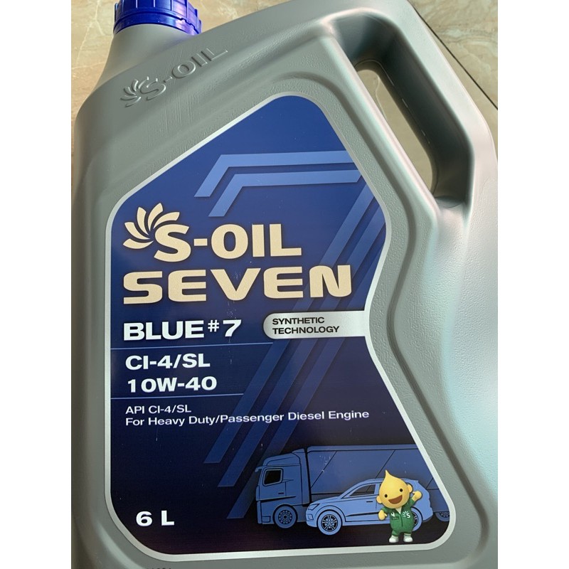 Dầu nhờn động cơ xe ô tô Soil Dragon Diesel CI-4/SL 10W40 6lít