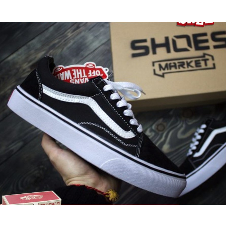 [Mã FAMAYMA2 giảm 10K đơn 50K] [SALE XẢ KHO] GIÀY SNEAKER THỂ THAO NAM NỮ VAN ĐEN VIỀN TRẮNG SIÊU ĐẸP | BigBuy360 - bigbuy360.vn