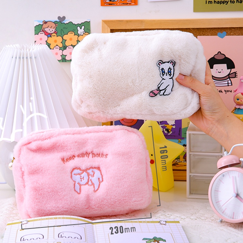 Dễ Thương Túi Đựng Bút Hình Thú Nhồi Bông Cỡ Lớn Đáng Yêu Ốp