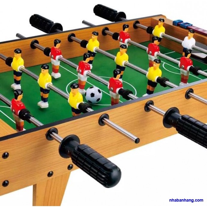 Bàn bi lắc bóng đá trẻ em có 6 tay cầm và có chân,rèn luyện tính phản xạ cho bé