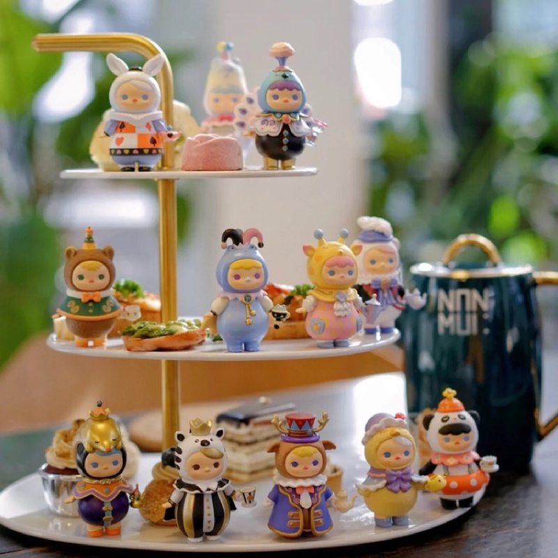 Búp Bê POPMART Pucky Động Vật Trang Trí Tiệc Trà Hộp Quà Tặng