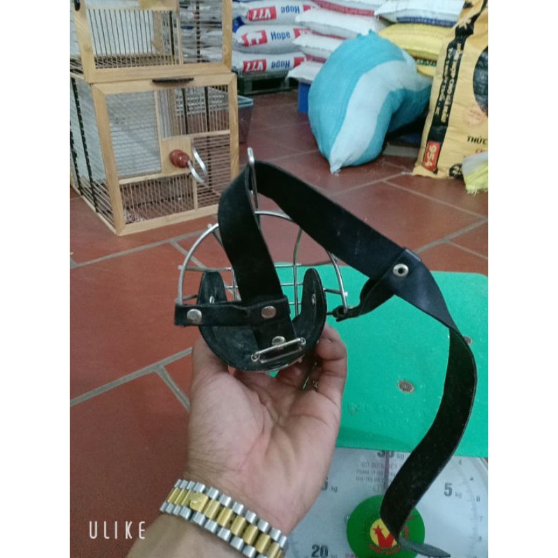 Rọ mõm chó INOX đủ size từ 10kg-35kg- dọ mõm chó 2 cỡ