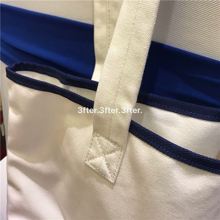 Túi xách canvas size lớn in họa tiết chữ thời trang trẻ trung