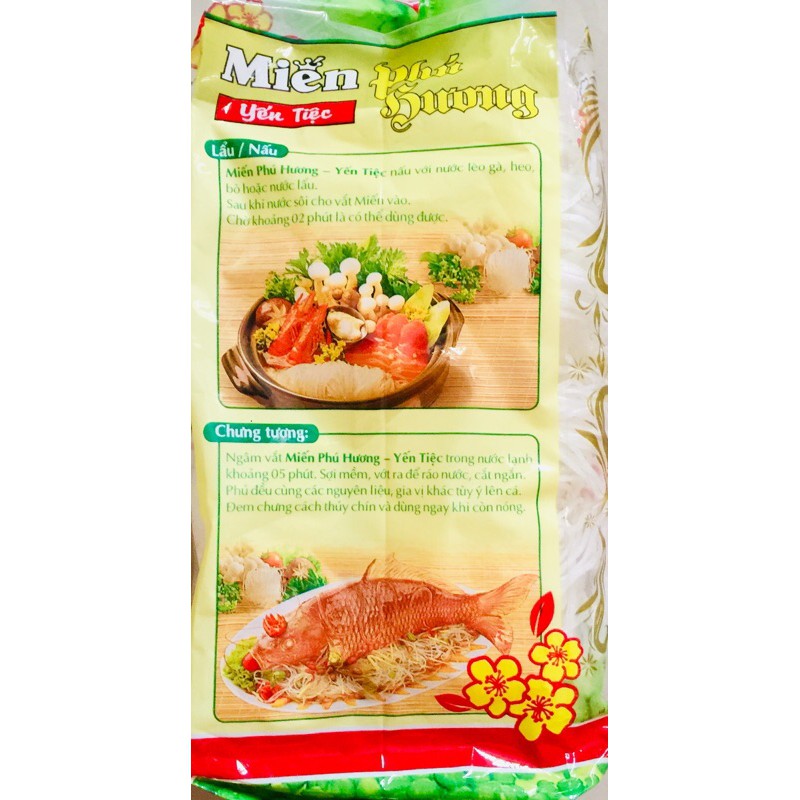 Miến đậu xanh yến tiệc Phú Hương gói (210g)