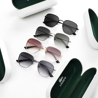Mắt kính mát Nam, Nữ Thủy Tinh LACOSTE OMBRE Gọng Titan 4 màu thời trang Cao Cấp Sang Trọng