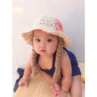 Mũ sơ sinh sợi thô ( ảnh khách nhí)