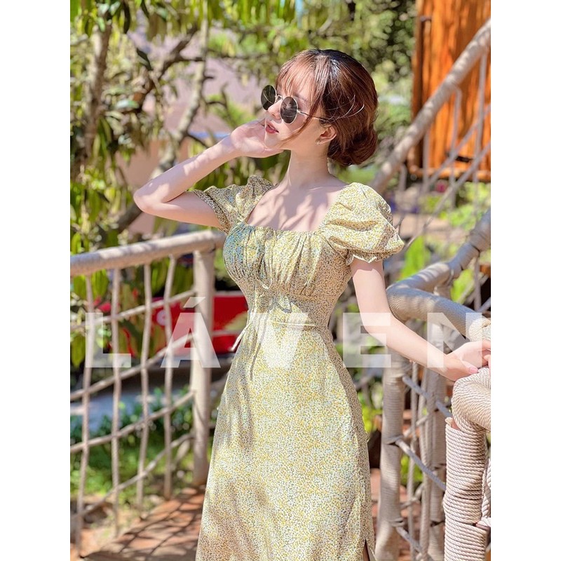 [Mã FAGREEN245 giảm 10% tối đa 30K đơn 99K] VÁY HOA NHÍ XẺ CẠNH, MAXI HOA NHÍ | BigBuy360 - bigbuy360.vn