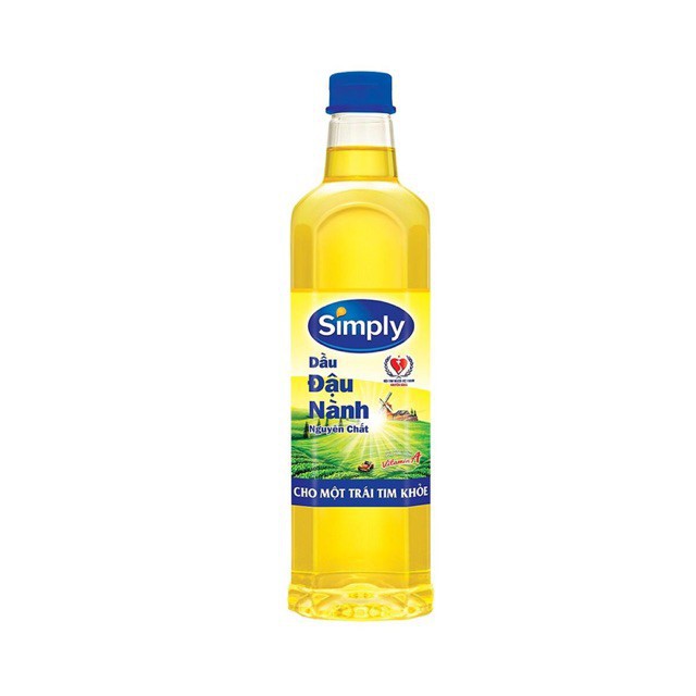 Dầu ăn Simply 1l date mới .