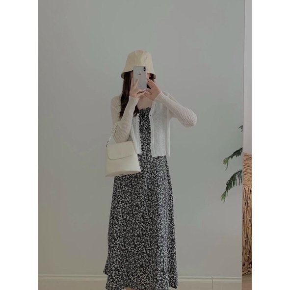 Áo cardigan tơ voan mỏng hè xinh