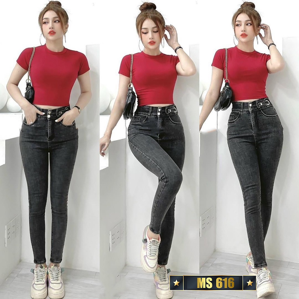 Quần Jean Nữ Lưng Cao ❤️FREESHIP❤️ Quần Bò Nữ Mẫu Mới (Nhiều Mẫu) Xinh Xắn Thời Trang Chuẩn Hàng Shop Gemini-QJN616 | BigBuy360 - bigbuy360.vn