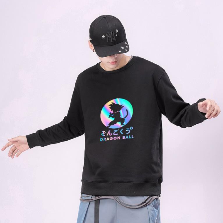 Áo Sweater Dragon Ball Phản Quang, Aó Nỉ Dài Tay Nam Nữ Cá Tính - AS44