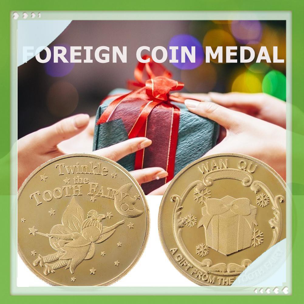 Aigoni Đồng Xu Mạ Vàng Sáng Tạo Xinh Xắn Cho Bé