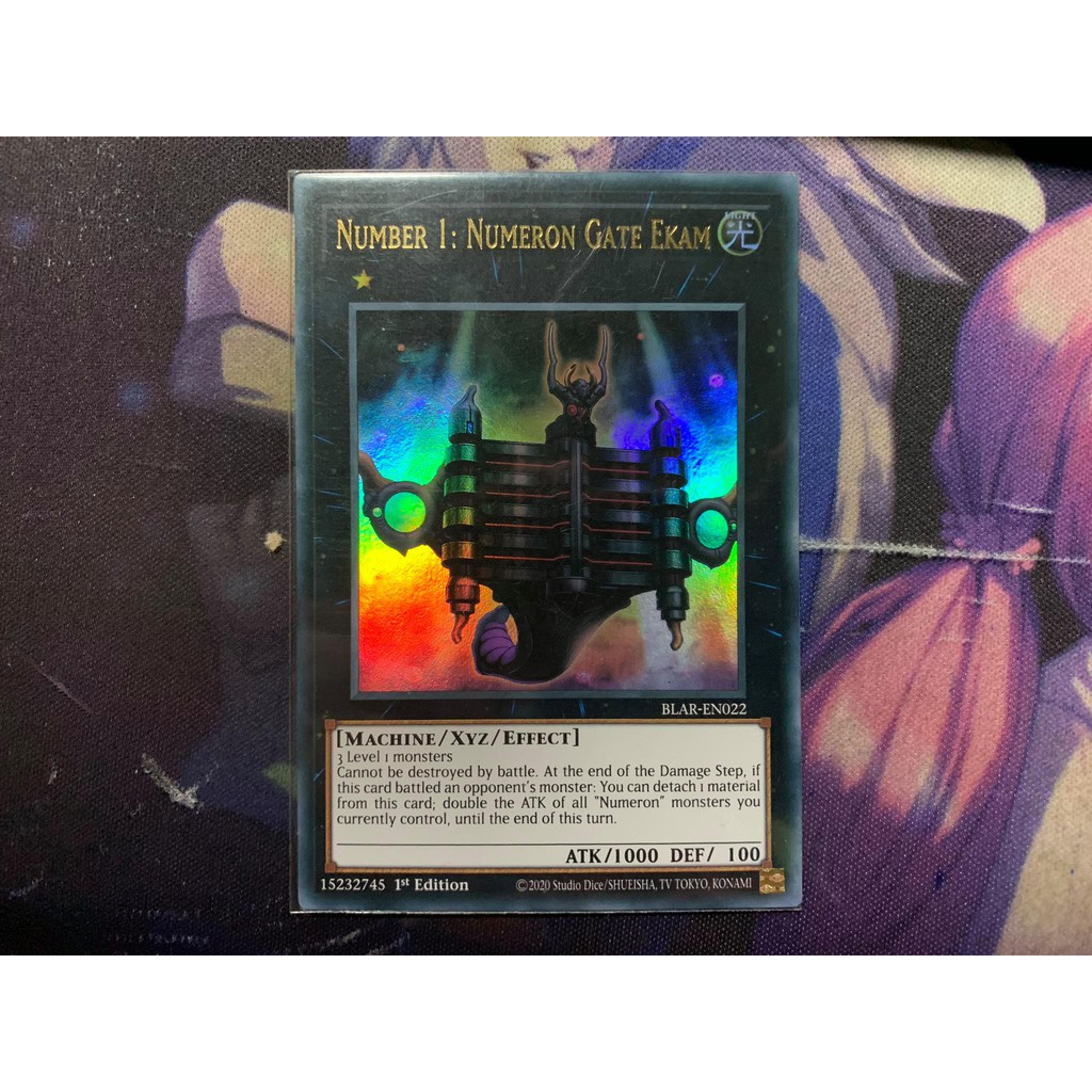 Thẻ Bài Yugioh Chính Hãng Number 1: Numeron Gate Ekam - BLAR-EN022