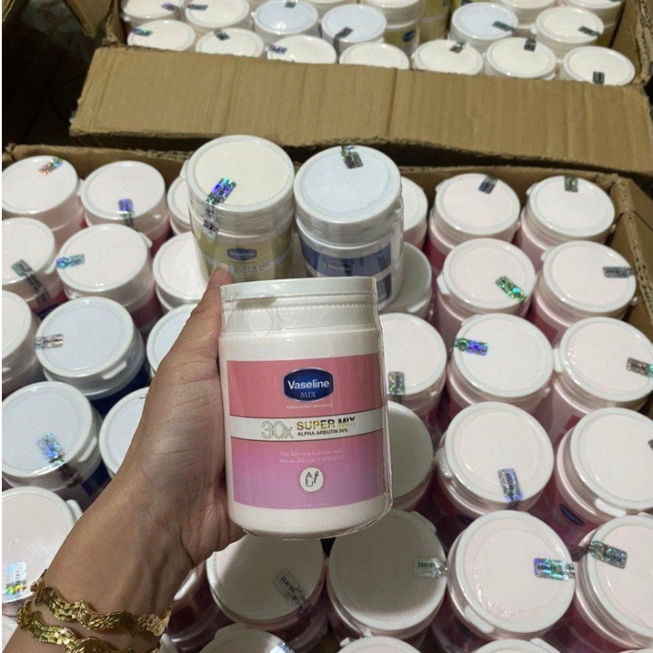 Siêu kích trắng vaseline x10 hủ 200gr