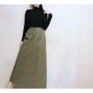 Chân váy chữ A dáng dài