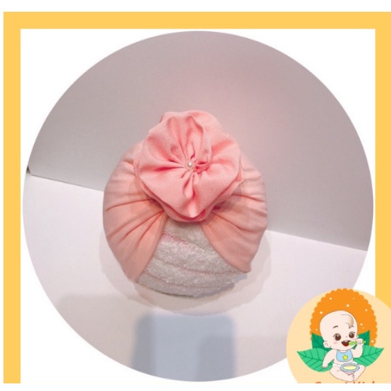 Mũ turban -mũ cho bé cotton hình nơ cho bé từ 4-18 tháng -XMAY LyPeo Fashion BB