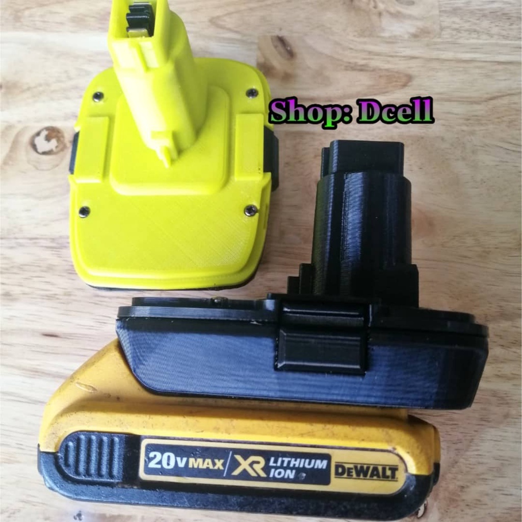 Đế Chuyển Pin Dewalt Trượt Dùng Cho Máy Dewalt Chọt 18v In 3D Nhựa Chịu Lực Siêu Bền - Dewat Trượt Cho Máy Dewalt Chọt