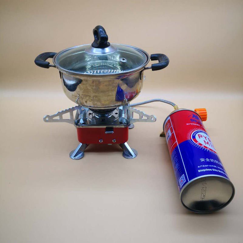 Bếp ga du lịch mini  dã ngoại gấp gọn đa năng tiện lợi- TR393 ,có van điều chỉnh ga cao cấp