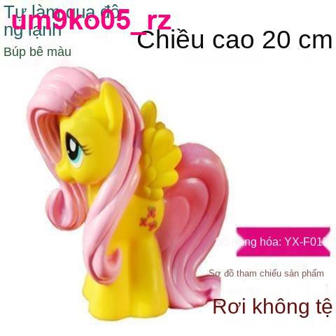 đồ sơ sinhĐồ chơi Little Pony cô gái Ziyue 5 món công chúa trẻ em búp bê thạch cao tô màu sơn tự làm phôi trắng