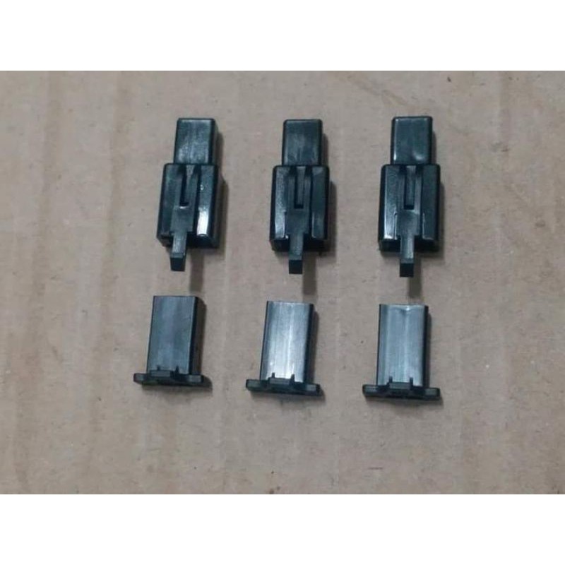 10 Bộ Giắc nhựa 2P Đen Cos 2.8