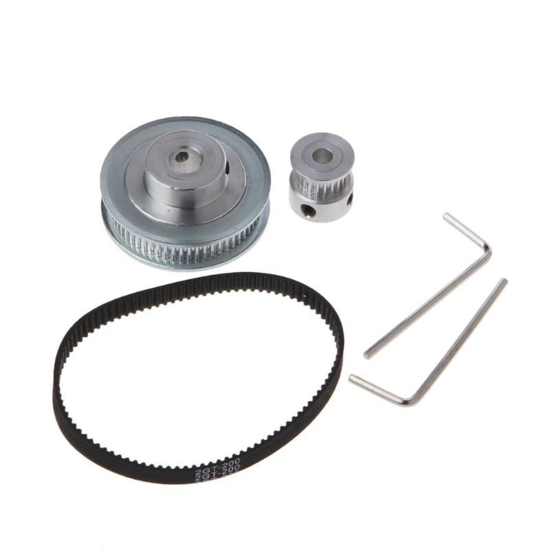 Bộ 20 Bánh Răng Và 60 Răng Gt2 200mm Cho Máy In 3d