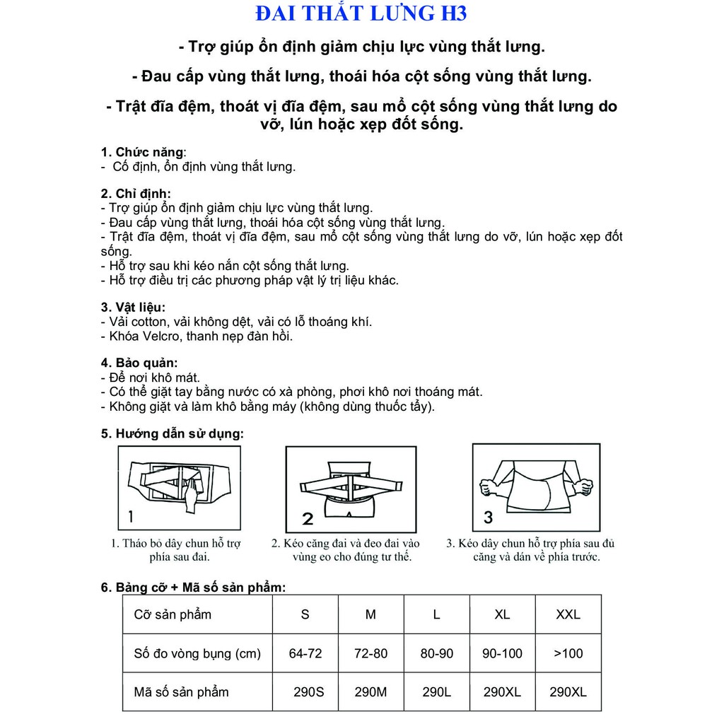 Đai Cột Sống Thắt Lưng Chữa Thoát Vị Siêu Rẻ Dang Lưới