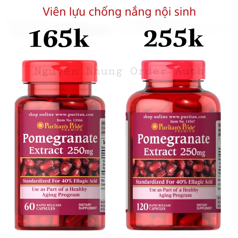 Chống nắng nội sinh lựu [Bill US ảnh sau]