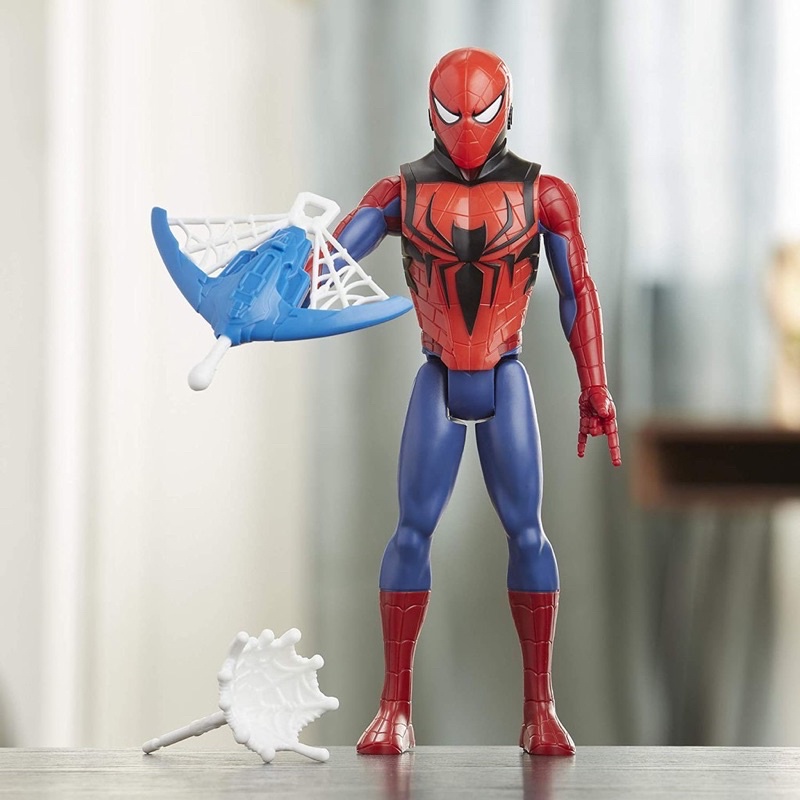 Đồ Chơi Mô hình HASBRO SPIDERMAN người nhện siêu đẳng phóng tơ 30cm E7344