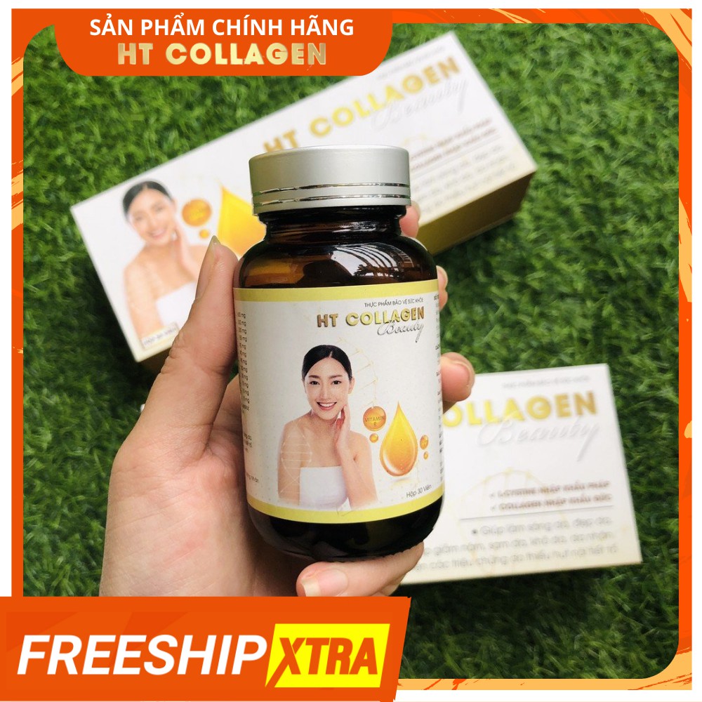 [FREESHIP] Dưỡng trắng da bằng viên uống trắng da HT Collagen Chính Hãng
