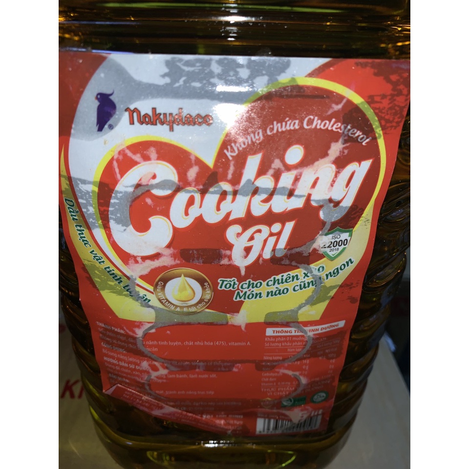 Dầu ăn NAKYDACO ( hiệu con két) 5 lít