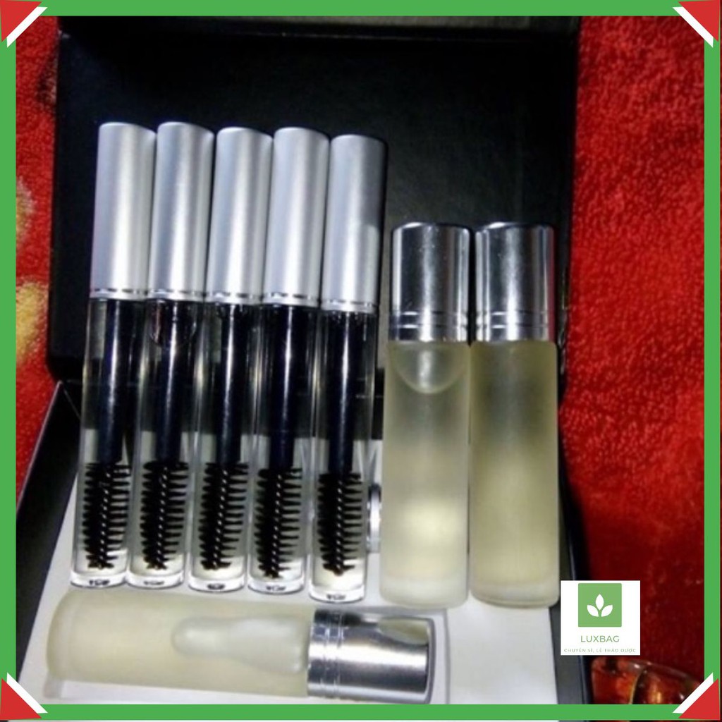 Combo 1 lọ bi lăn dầu dừa+ 1 chuốt mi dầu dừa