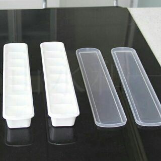 combo 2 khay đá có nắp đậy