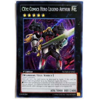 [Thẻ Yugioh] CXyz Comics Hero Legend Arthur |EN| Secret Rare