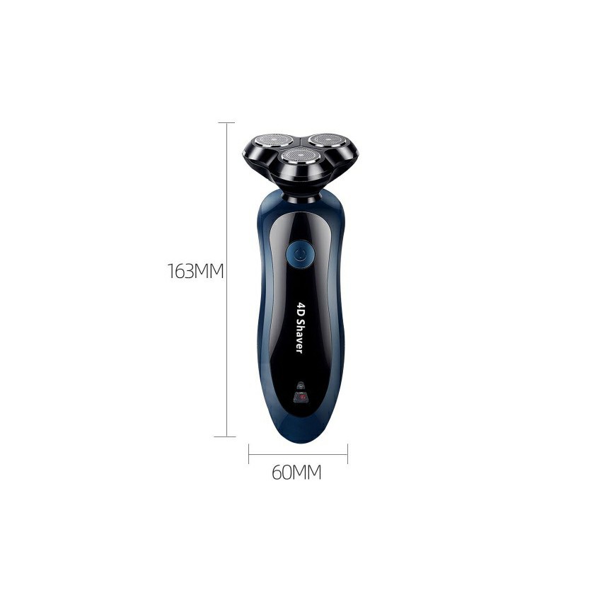 Máy Cạo Râu Nam Shaver 4D ⚡ Chống Nước, Chính Hãng⚡  Tỉa Lông Mũi, Thay Đổi Được Tốc Độ, Sạc Nhanh