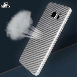 Ốp điện thoại có màng bảo vệ mặt lưng bằng sợi carbon dành cho Samsung Galaxy S6/S6 Edge/S7/S7 Edge