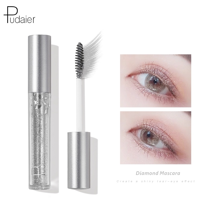 Mascara uốn mi Pudaier thiết kế vỏ kim cương 25.8g