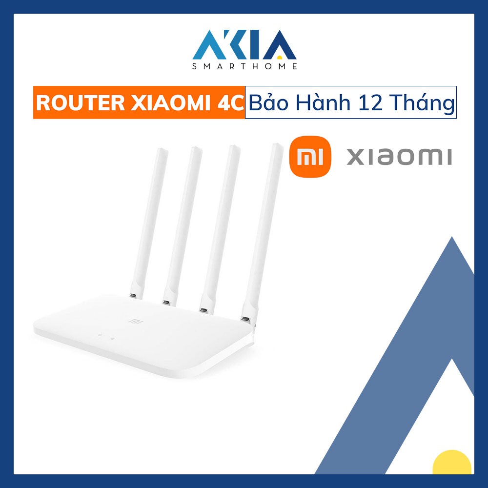 Bộ Phát Sóng Wifi Tốc Độ Cao Xiaomi Mi Router 4C Bản Quốc Tế - Bảo hành 12 tháng