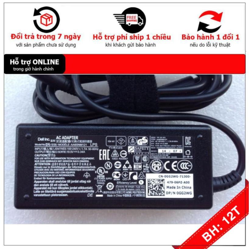 [BH12TH] [- Sạc cho Laptop Dell Inspiron 3162 3164 3168 3169 3179 3.34A