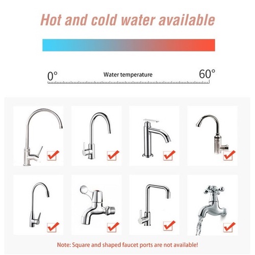 Đầu Lọc Carbon Hoạt Tính Gắn Vòi Nước Nhà Bếp Tiện Dụng