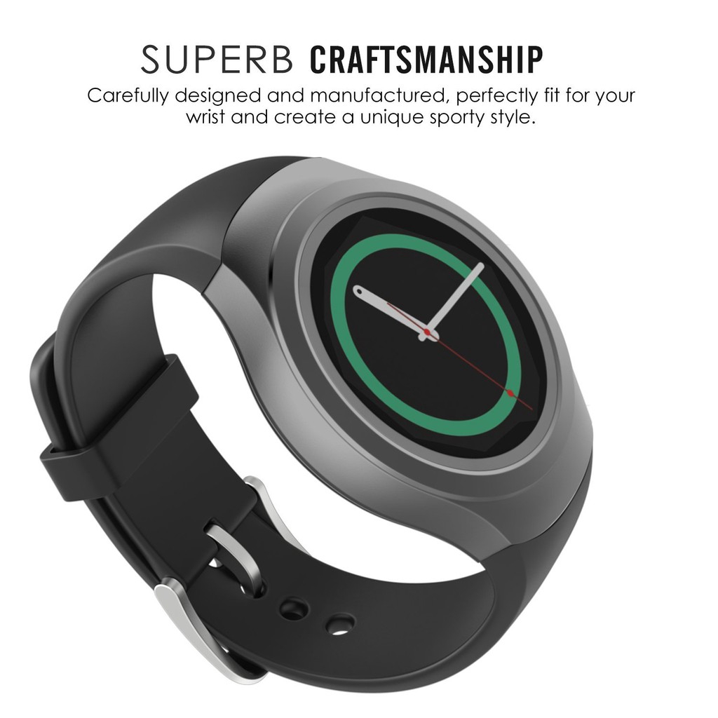 Dây đeo silicon thay thế cho đồng hồ thông minh Samsung Gear S2 R720 r730