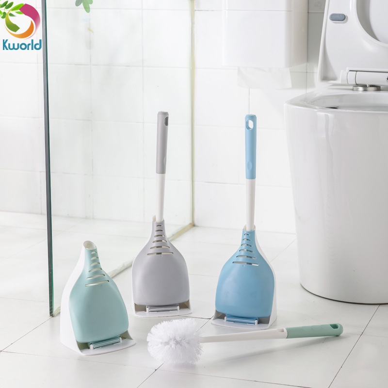 Bộ Bàn Chải Vệ Sinh Toilet Cán Dài Bằng Nhựa Tiện Dụng