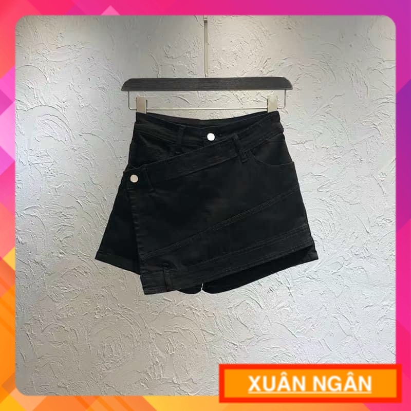 VÁY NGẮN KAKI ĐẮP CHÉO HOT