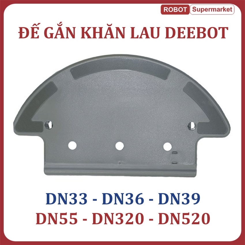 Tấm đế khăn lau, giẻ lau cho robot hút bụi Ecovacs Deebot DN33, DN39, DN320, DN36, DN55, DN520