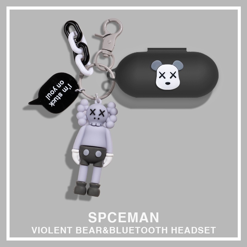 Vỏ bảo vệ hộp sạc tai nghe hình phi hành gia sáng tạo dành cho Sony WF-C500 1000xm4 xm3 xb700