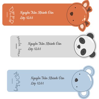 Bookmark kẹp sách in tên hoặc nội dung theo ý thích, siêu rẻ, siêu đẹp - Ảnh Màu Thanh Xuân