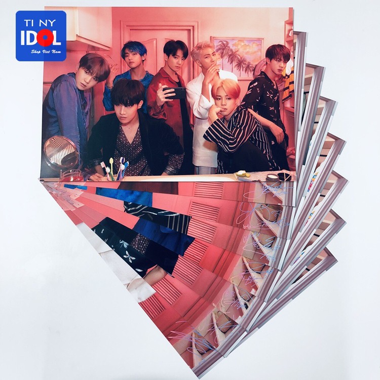 Poster BTS A4 2019 Map Of The Soul: Persona Ver 2 8T Chữ Ký