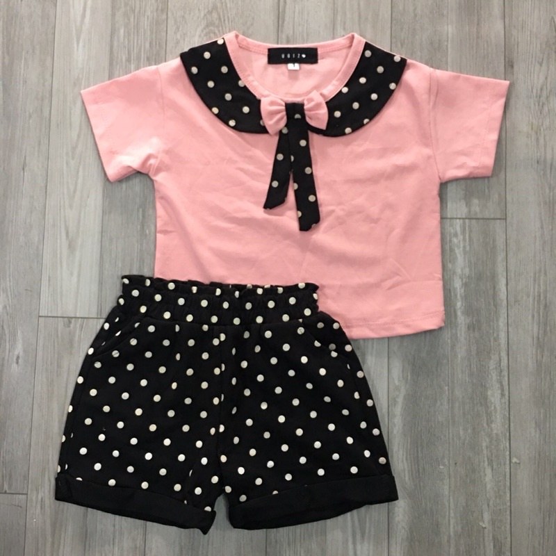 {16-25kg} Bộ cộc tay bé gái loại đẹp size nhỡ (hàng bán shop,100% cotton)