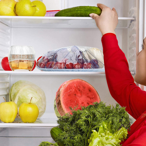 Set 50/100 màng bọc thực phẩm bằng nhựa PE dùng một lần