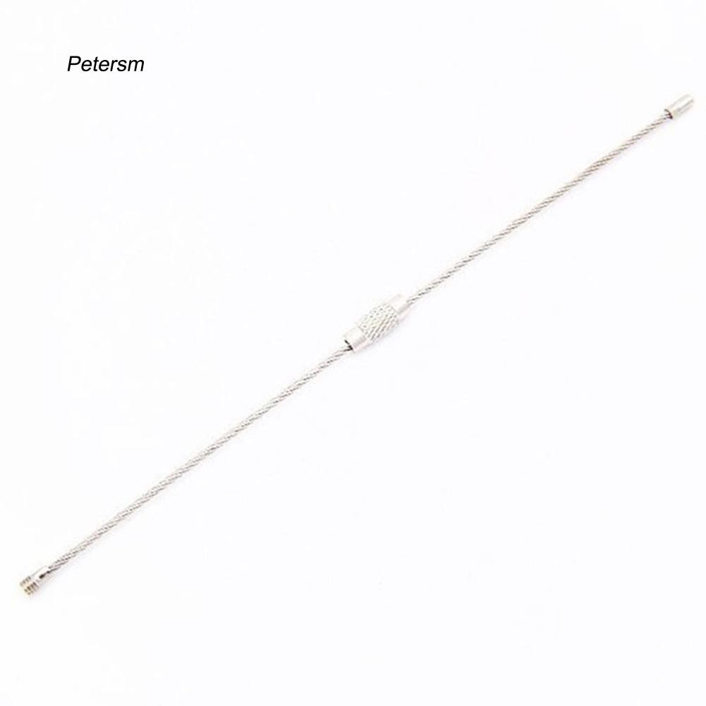 Vòng móc khóa bằng thép không gỉ bền tiện gọn chất lượng cao